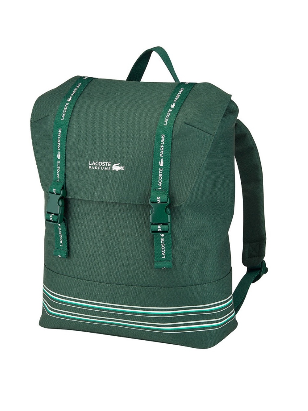 Lacoste Parfums Green Rucksack Backpack Travel Bag Brand New